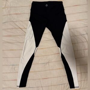 ALO Yoga Black and White Leggings